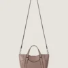 Small the Snatch Bag in Grained Leather Small the Snatch Bag in Grained Leather