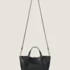 Small the Snatch Bag in Grained Leather Small the Snatch Bag in Grained Leather