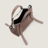 Small the Snatch Bag in Grained Leather Small the Snatch Bag in Grained Leather
