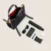 Small the Snatch Bag in Grained Leather Small the Snatch Bag in Grained Leather