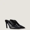 Spiky Heeled Mules in Leather Spiky Heeled Mules in Leather