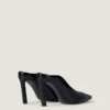 Spiky Heeled Mules in Leather Spiky Heeled Mules in Leather