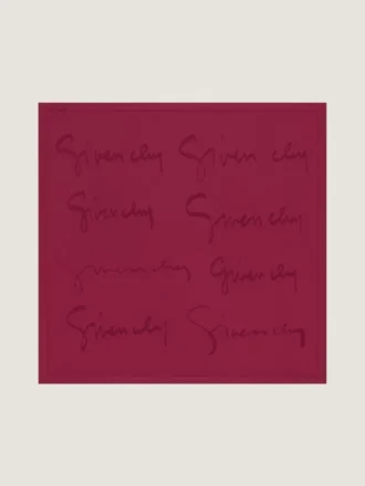 Square in Silk Jacquard with Givenchy Signature