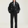 Straight Leg Tailored Trousers in Wool Mohair Straight Leg Tailored Trousers in Wool Mohair