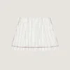 Striped Shorts in Cotton and Silk