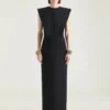 Structured Evening Dress in Wool Structured Evening Dress in Wool