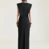Structured Evening Dress in Wool Structured Evening Dress in Wool