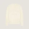 Sweater in Cotton Knit with Givenchy Paris Embroidery Sweater in Cotton Knit with Givenchy Paris Embroidery