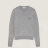 Sweater in Wool and Cashmere Embroidered Givenchy Paris Sweater in Wool and Cashmere Embroidered Givenchy Paris