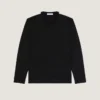 Sweater in Wool with Gros Grain Details Sweater in Wool with Gros Grain Details
