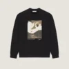 Sweatshirt in Fleece with Surrealism Print Sweatshirt in Fleece with Surrealism Print