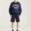 Sweatshirt in Satin with Givenchy Paris Embroidery