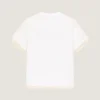 T-Shirt in Cotton and Organza with Surrealism Print T-Shirt in Cotton and Organza with Surrealism Print