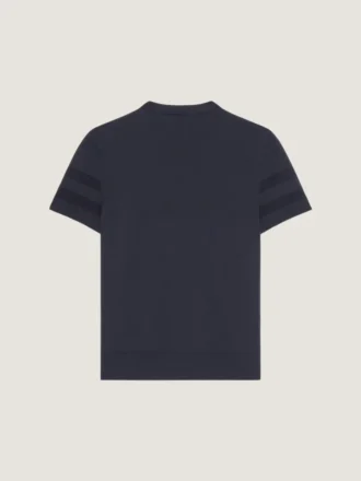T-Shirt in Cotton Knit with Givenchy Paris Jacquard