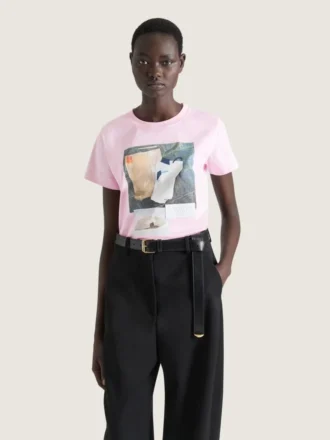 T-Shirt in Cotton with Archive Print
