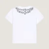 T-Shirt in Cotton with Deconstructed Crystals Print T-Shirt in Cotton with Deconstructed Crystals Print