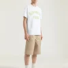 T-Shirt in Cotton with Givenchy Paris Embroidery T-Shirt in Cotton with Givenchy Paris Embroidery