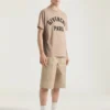 T-Shirt in Cotton with Givenchy Paris Embroidery T-Shirt in Cotton with Givenchy Paris Embroidery
