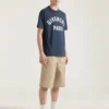 T-Shirt in Cotton with Givenchy Paris Embroidery T-Shirt in Cotton with Givenchy Paris Embroidery