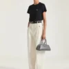 T-Shirt in Cotton with Givenchy Stamp Print T-Shirt in Cotton with Givenchy Stamp Print