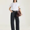 T-Shirt in Cotton with Givenchy Stamp Print T-Shirt in Cotton with Givenchy Stamp Print
