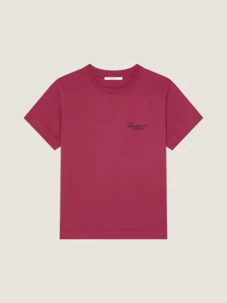 T-Shirt in Cotton with Givenchy Stamp Print