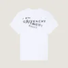 T-Shirt in Cotton with Givenchy Stamp Print T-Shirt in Cotton with Givenchy Stamp Print