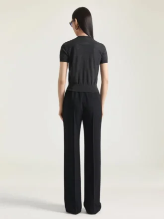 Tailored Cigarette Pants in Wool