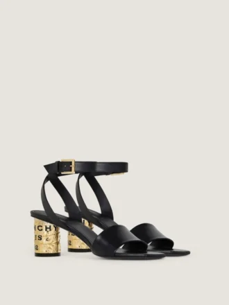 Tape Heel Sandals in Leather