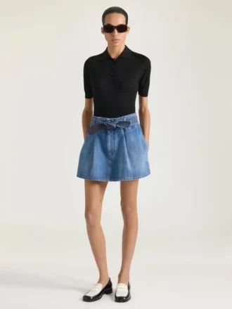 Tux Bicolor Loafers in Leather