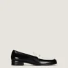 Tux Bicolor Loafers in Leather