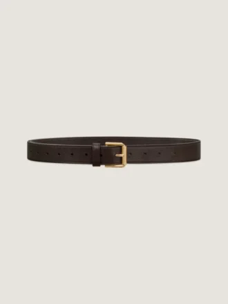 Voyou Belt in Shiny Leather
