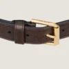 Voyou Belt in Shiny Leather