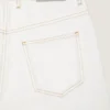 White Couture Seam Jeans