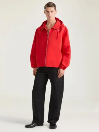 Windbreaker in Polyfaille Embroidered Givenchy Paris